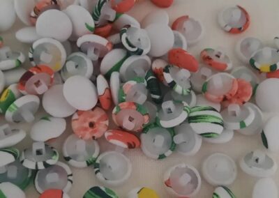 Облечени копчета