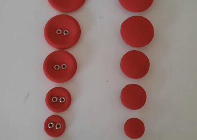 Облечени копчета