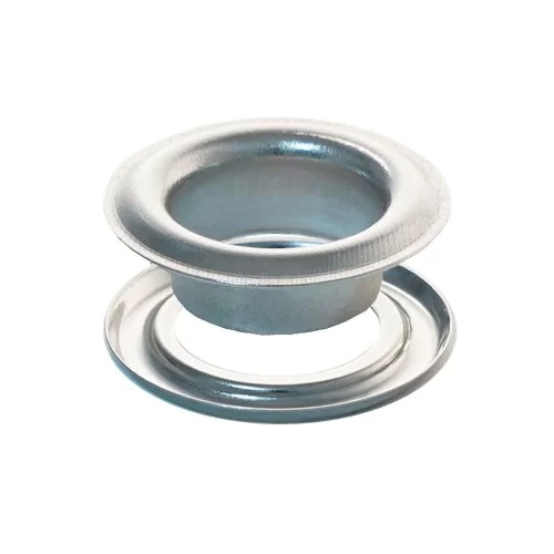 Types d'œillets pour vêtements – plats, bombés, ovales et avec logo – 1