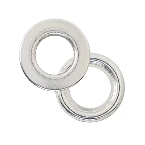 Types d'œillets pour vêtements – plats, bombés, ovales et avec logo – 2