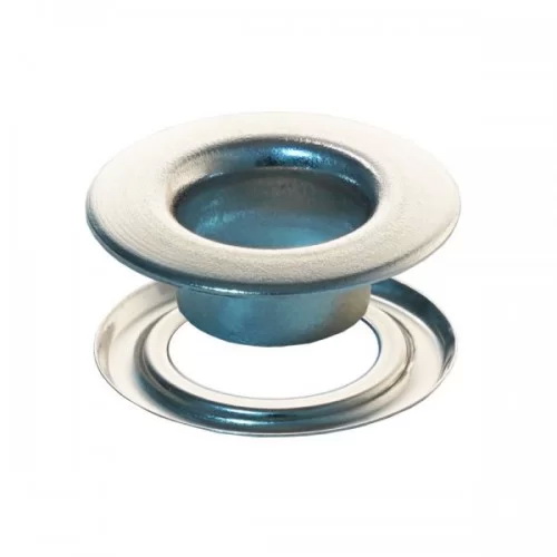 Types d'œillets pour vêtements – plats, bombés, ovales et avec logo – 3