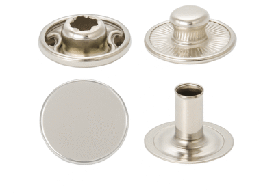 Flat Snap Button Nickel