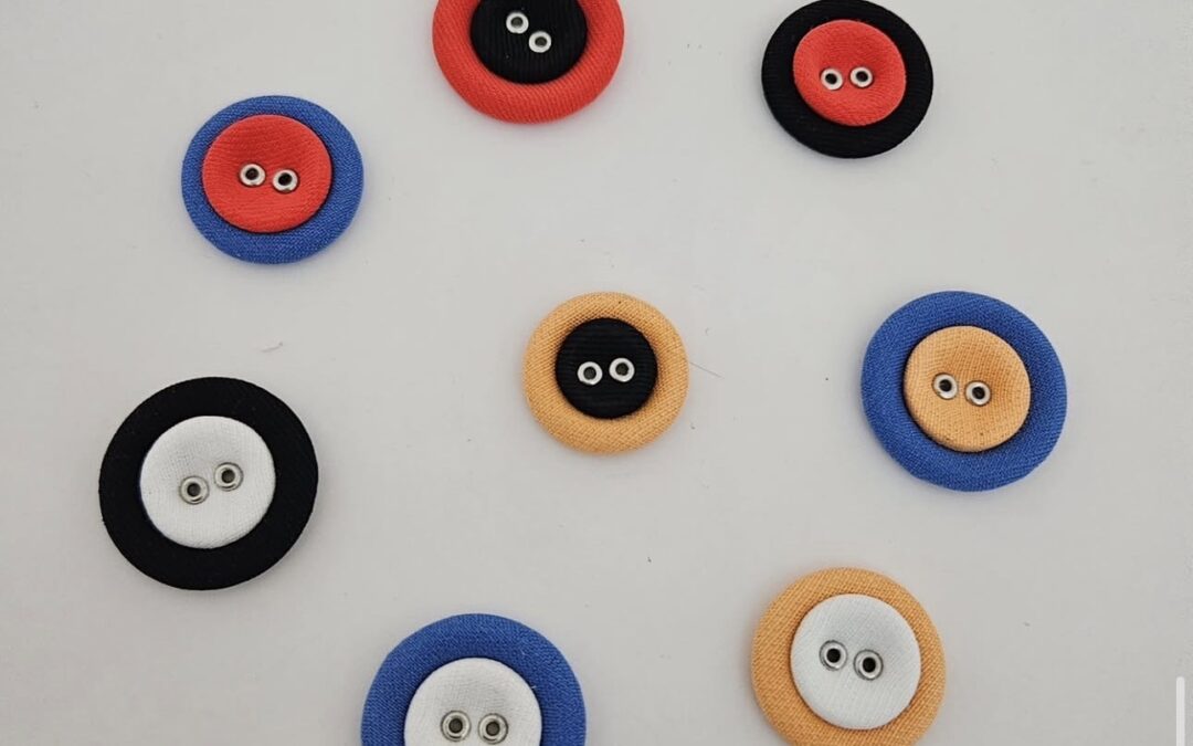 Fabric covered buttons