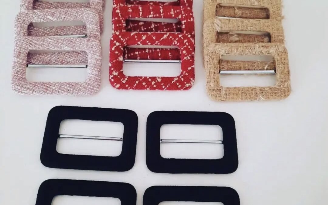 Fabric covered buckles