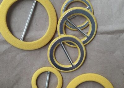 Fabric covered buckles