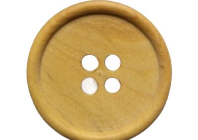 Natural wood sewing buttons