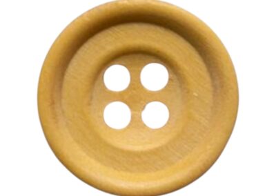 Natural wood sewing buttons