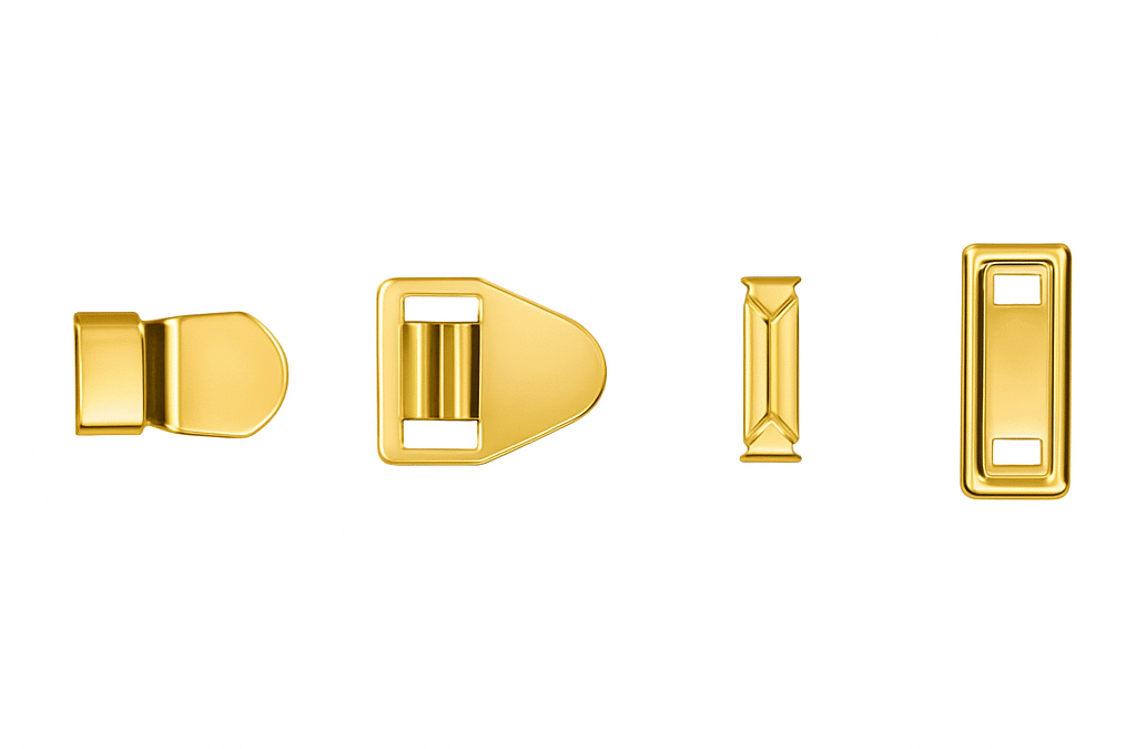 Trouser Hook and Bar Gold