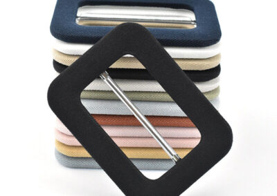 Fabric covered buckles