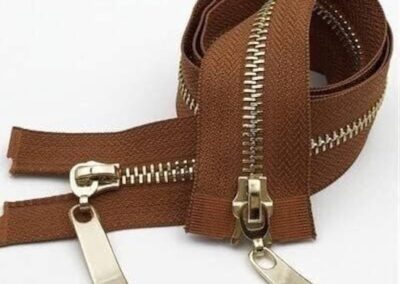 metal zippers