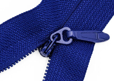 Invisible zippers blue