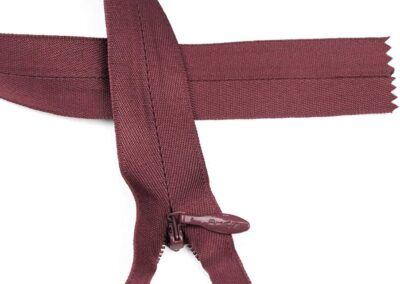 Invisible zippers brown