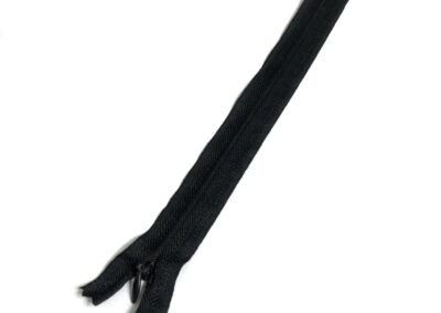 Invisible zippers black
