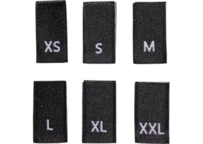 Size labels