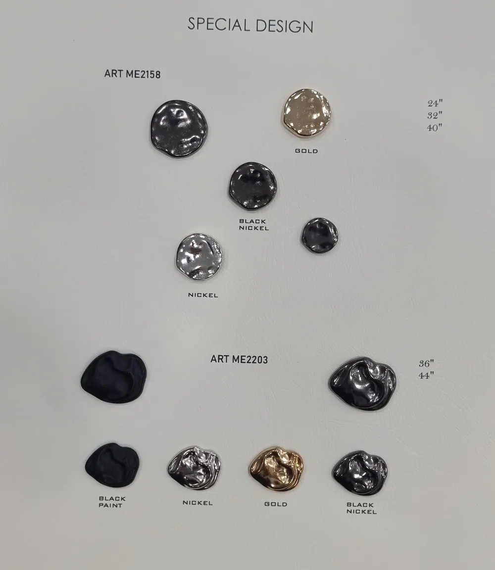 Ekskluzywna kolekcja guzików metalowych – luksusowe guziki 15–40 mm – 12