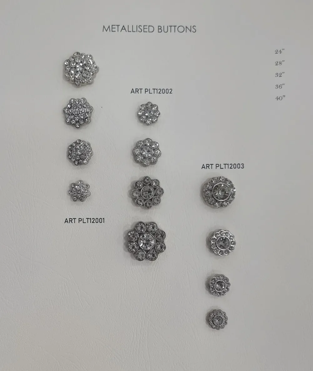 Ekskluzywna kolekcja guzików metalowych – luksusowe guziki 15–40 mm – 18