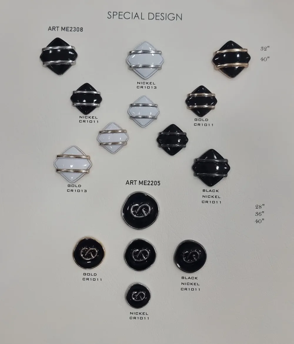 Ekskluzywna kolekcja guzików metalowych – luksusowe guziki 15–40 mm – 20