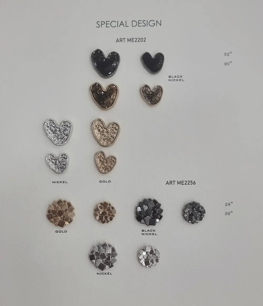 Ekskluzywna kolekcja guzików metalowych – luksusowe guziki 15–40 mm – 26