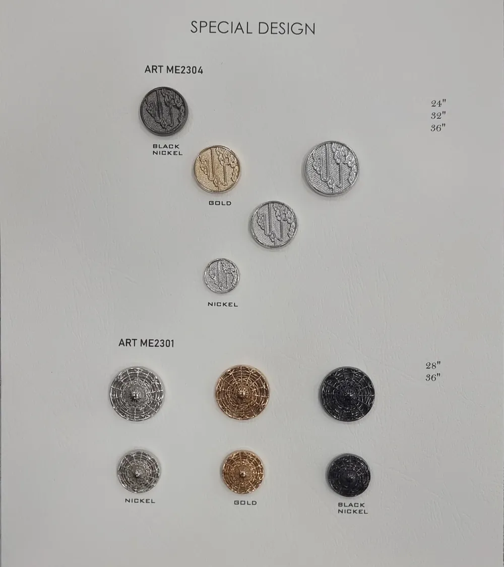 Ekskluzywna kolekcja guzików metalowych – luksusowe guziki 15–40 mm – 27