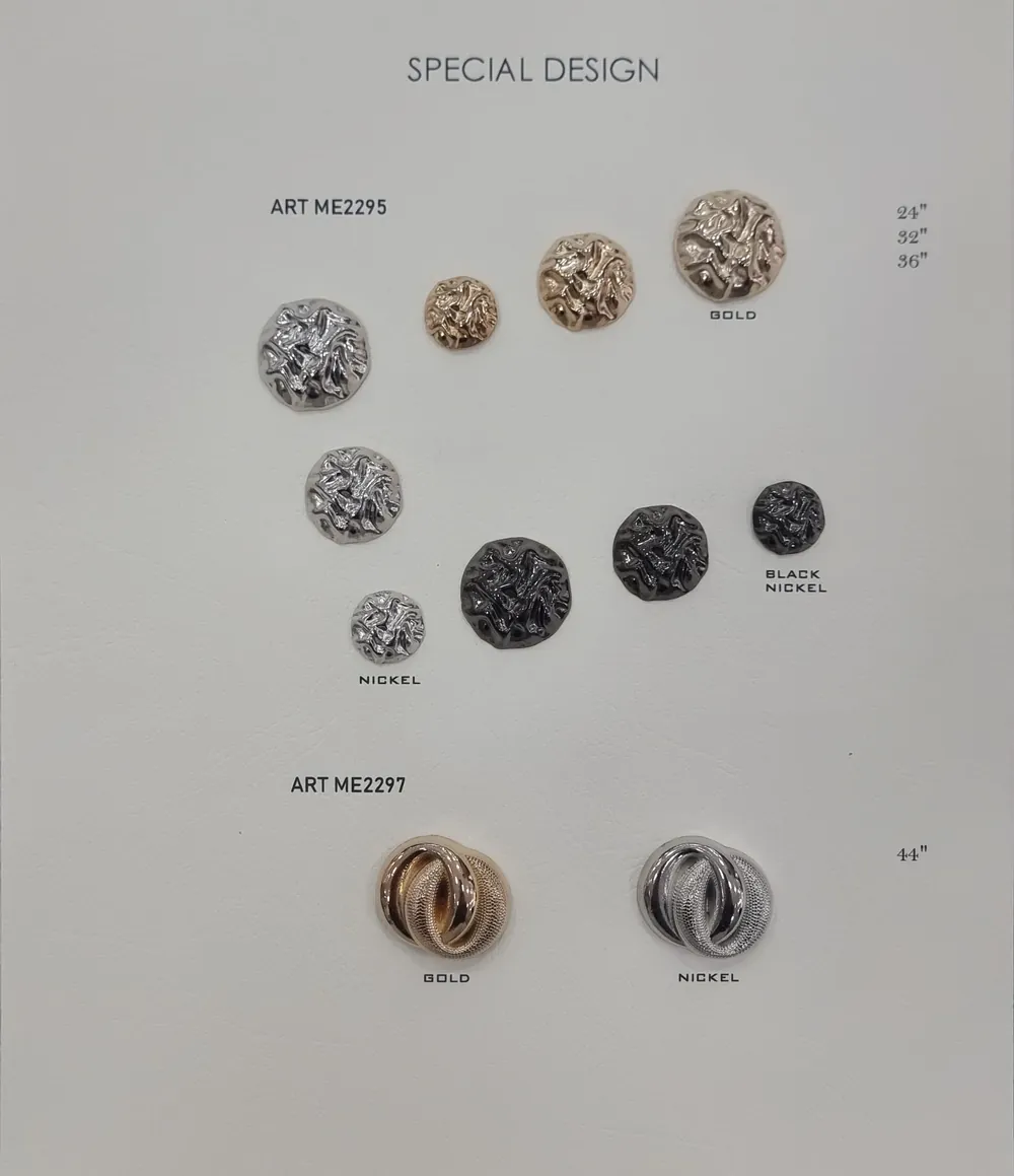 Ekskluzywna kolekcja guzików metalowych – luksusowe guziki 15–40 mm – 29