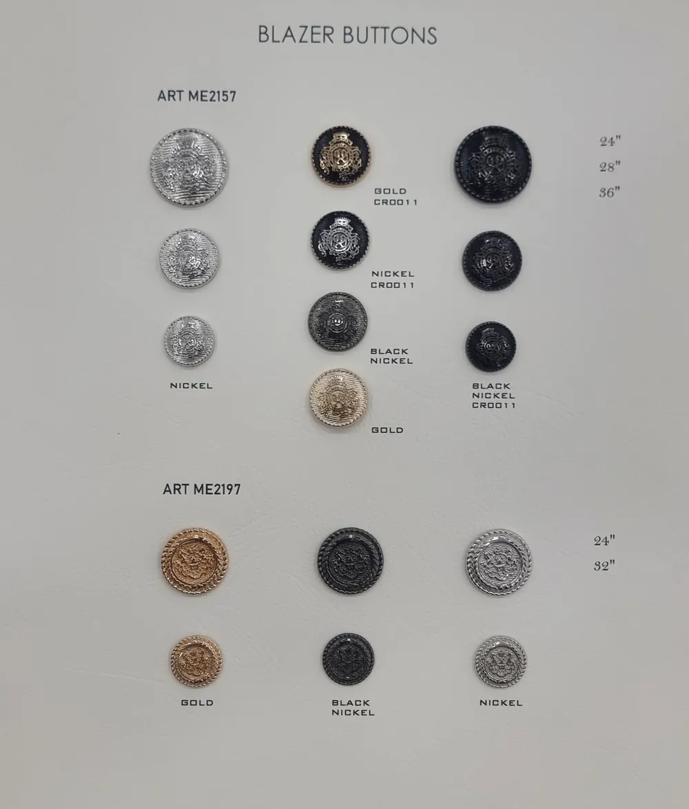 Ekskluzywna kolekcja guzików metalowych – luksusowe guziki 15–40 mm – 3