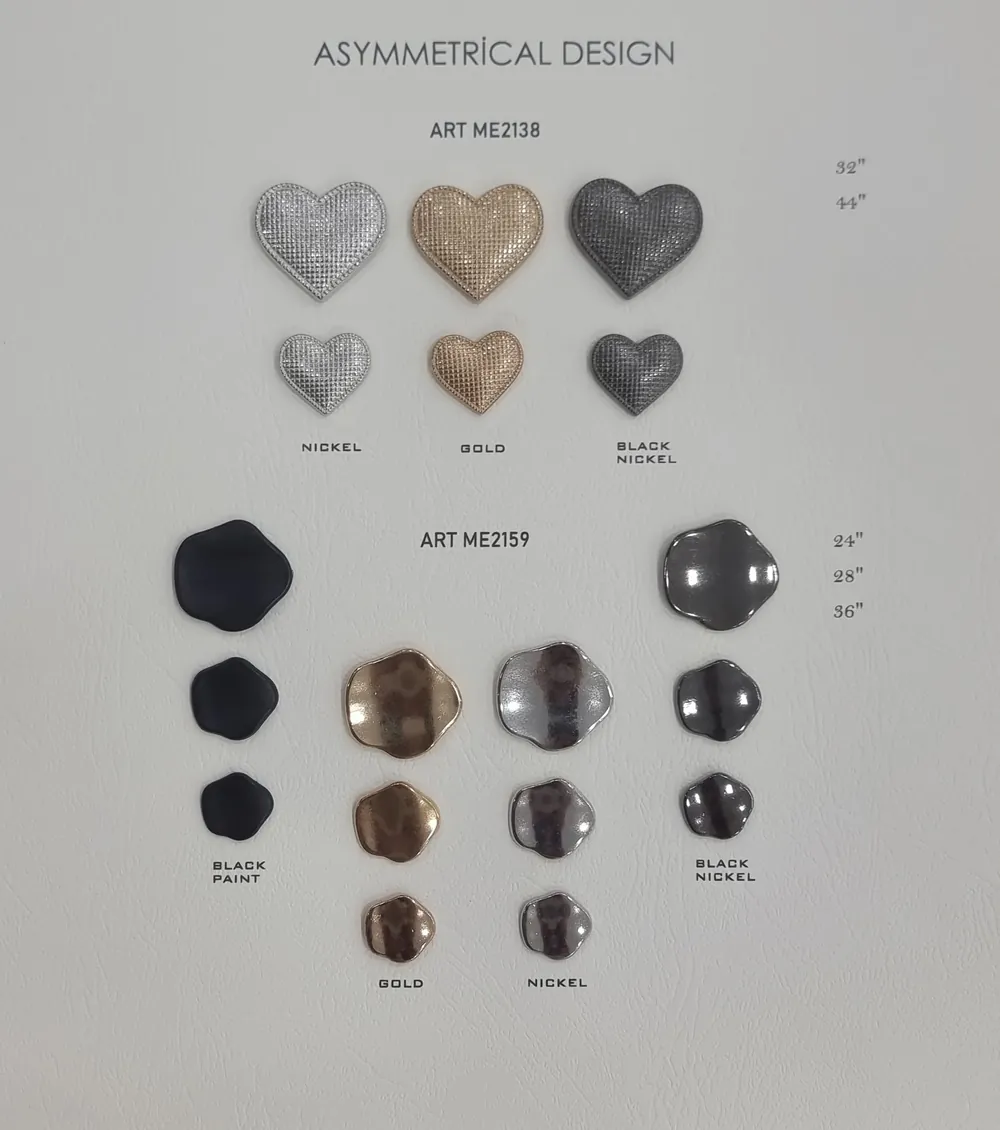 Ekskluzywna kolekcja guzików metalowych – luksusowe guziki 15–40 mm – 31