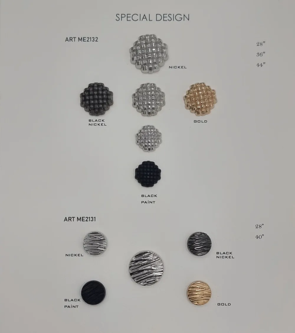 Ekskluzywna kolekcja guzików metalowych – luksusowe guziki 15–40 mm – 32