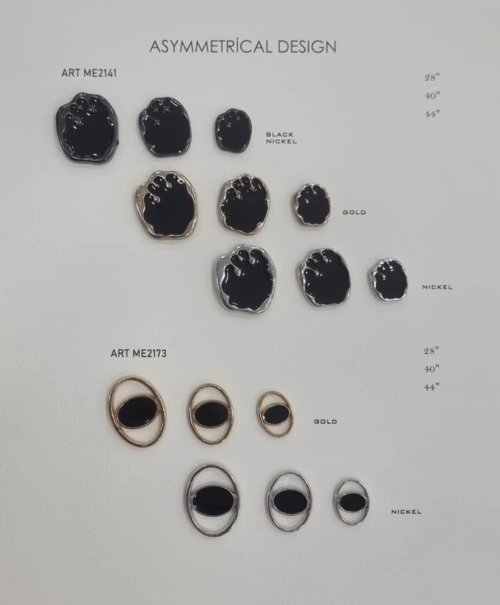 Ekskluzywna kolekcja guzików metalowych – luksusowe guziki 15–40 mm – 43