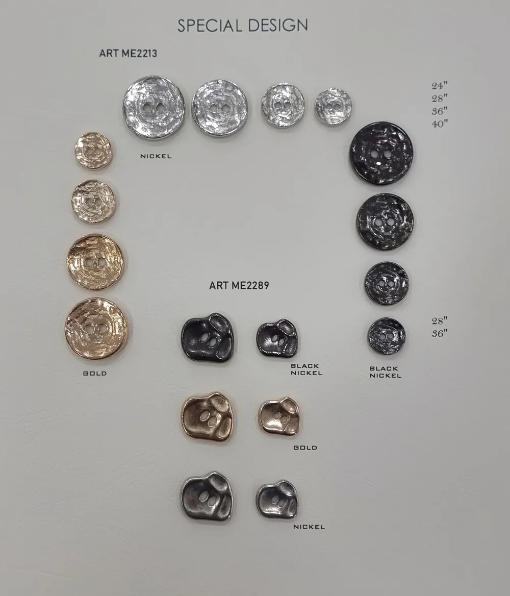 Ekskluzywna kolekcja guzików metalowych – luksusowe guziki 15–40 mm – 5