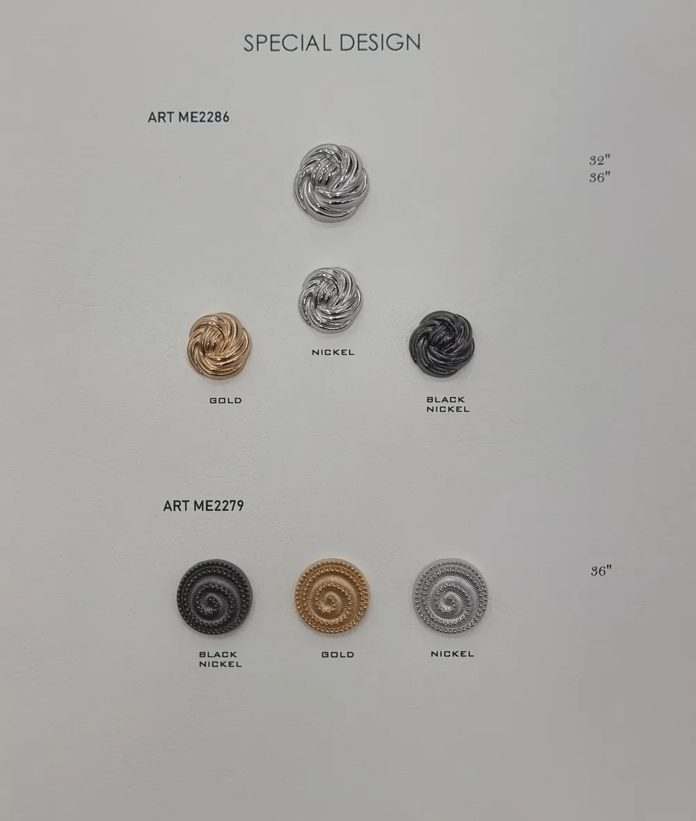 Ekskluzywna kolekcja guzików metalowych – luksusowe guziki 15–40 mm – 7