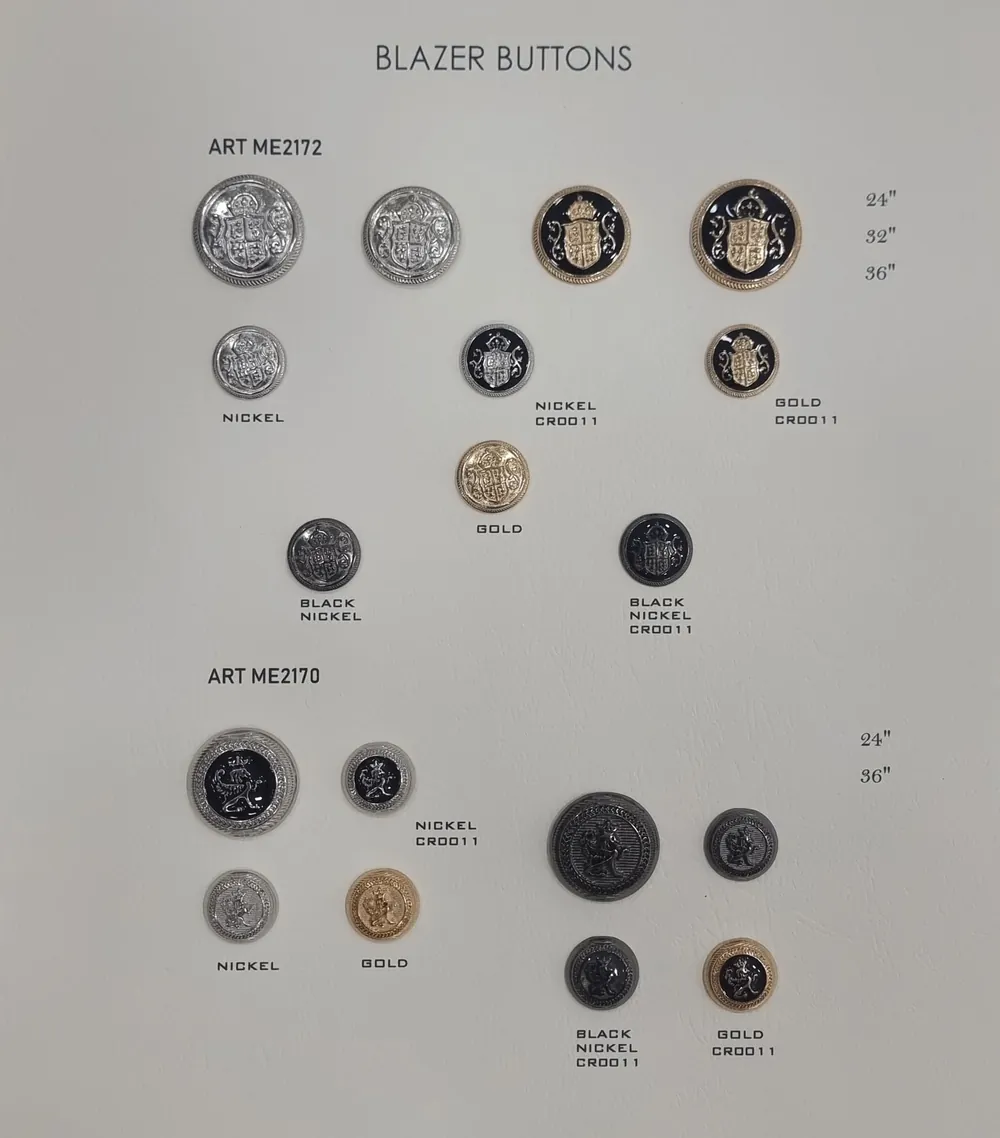 Ekskluzywna kolekcja guzików metalowych – luksusowe guziki 15–40 mm – 49