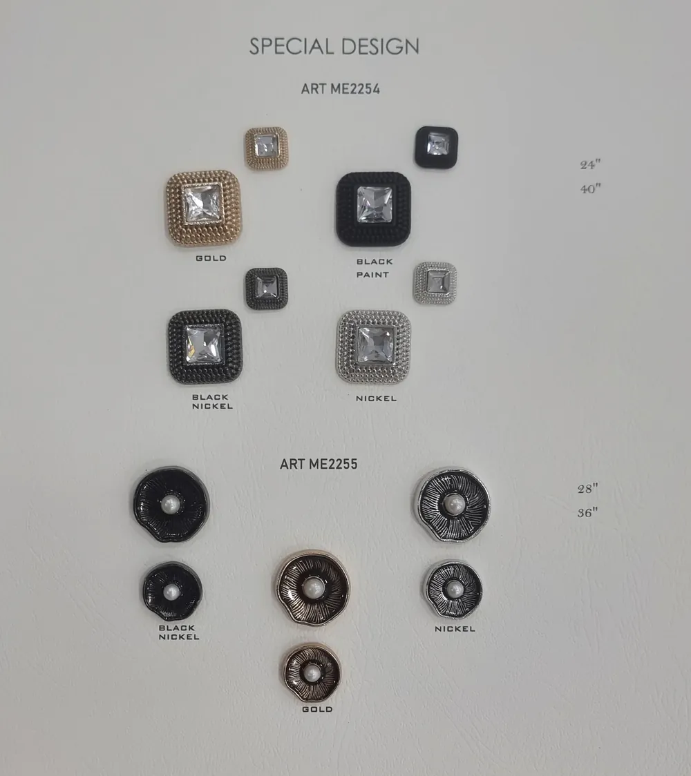 Ekskluzywna kolekcja guzików metalowych – luksusowe guziki 15–40 mm – 51