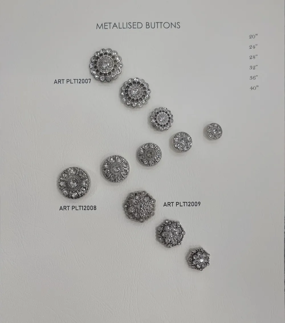 Ekskluzywna kolekcja guzików metalowych – luksusowe guziki 15–40 mm – 57